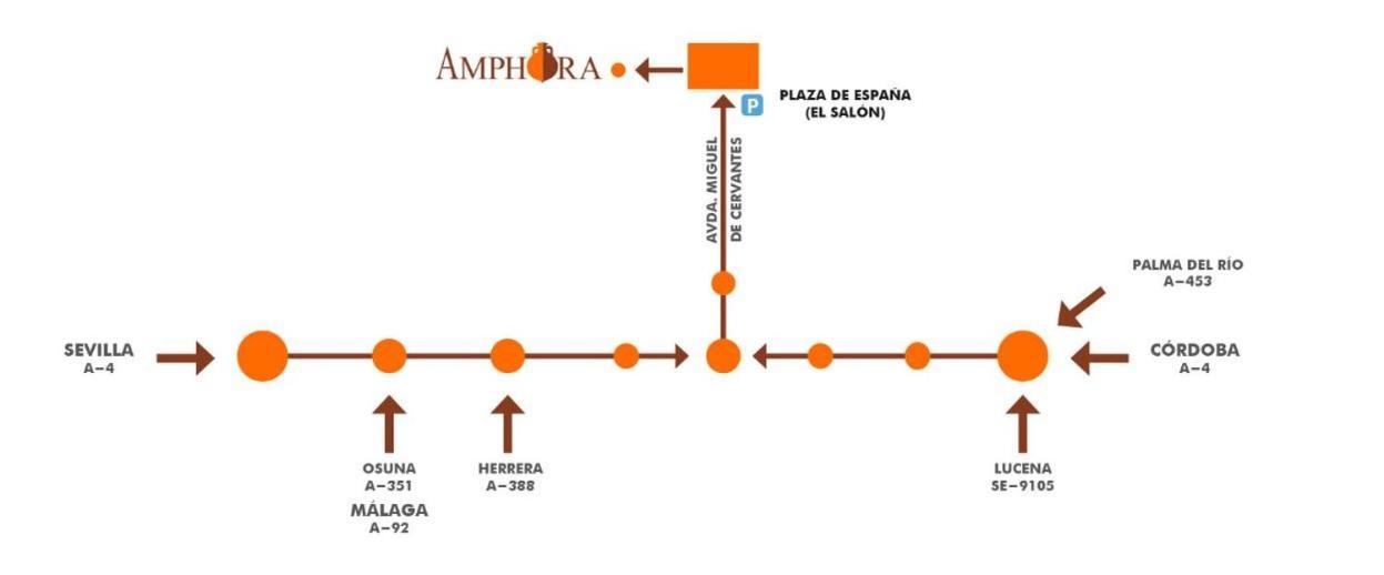 Amphora Alojamiento Écija Exteriér fotografie